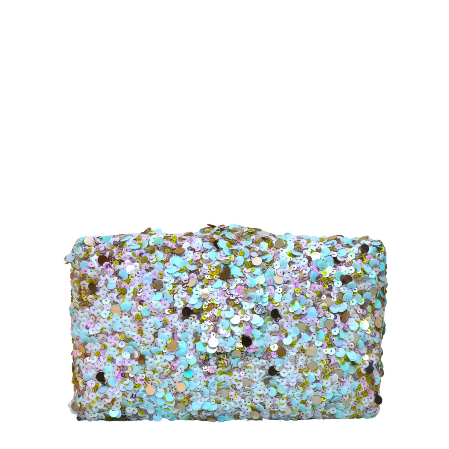 Women’s Gold / Green Seafoam Kitsch Clutch Simitri