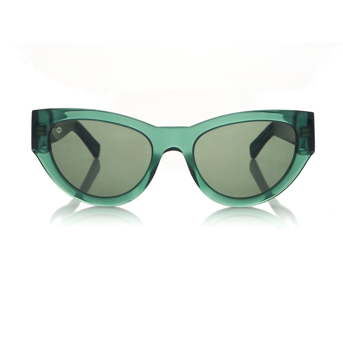 Faos Concept Women's Astypalea In Crystal Green With Algae Green Lenses