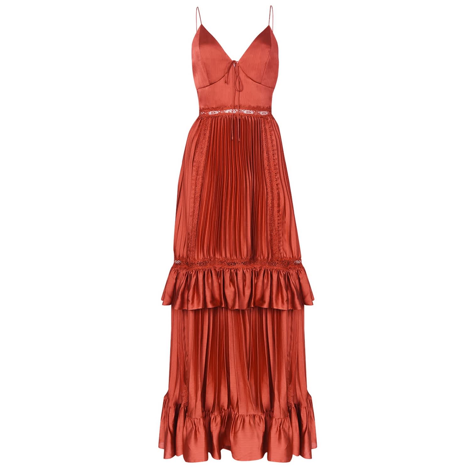 true decadence maxi dress with pleats