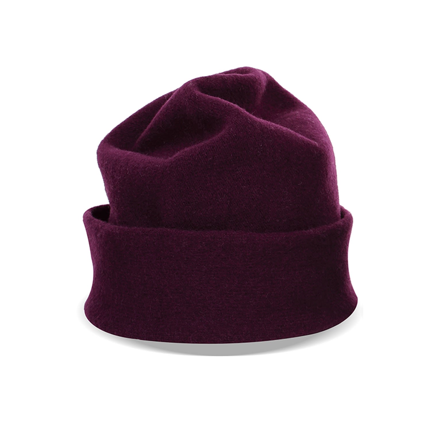 Men’s Pink / Purple Dark Purple Wool Beanie Justine Hats