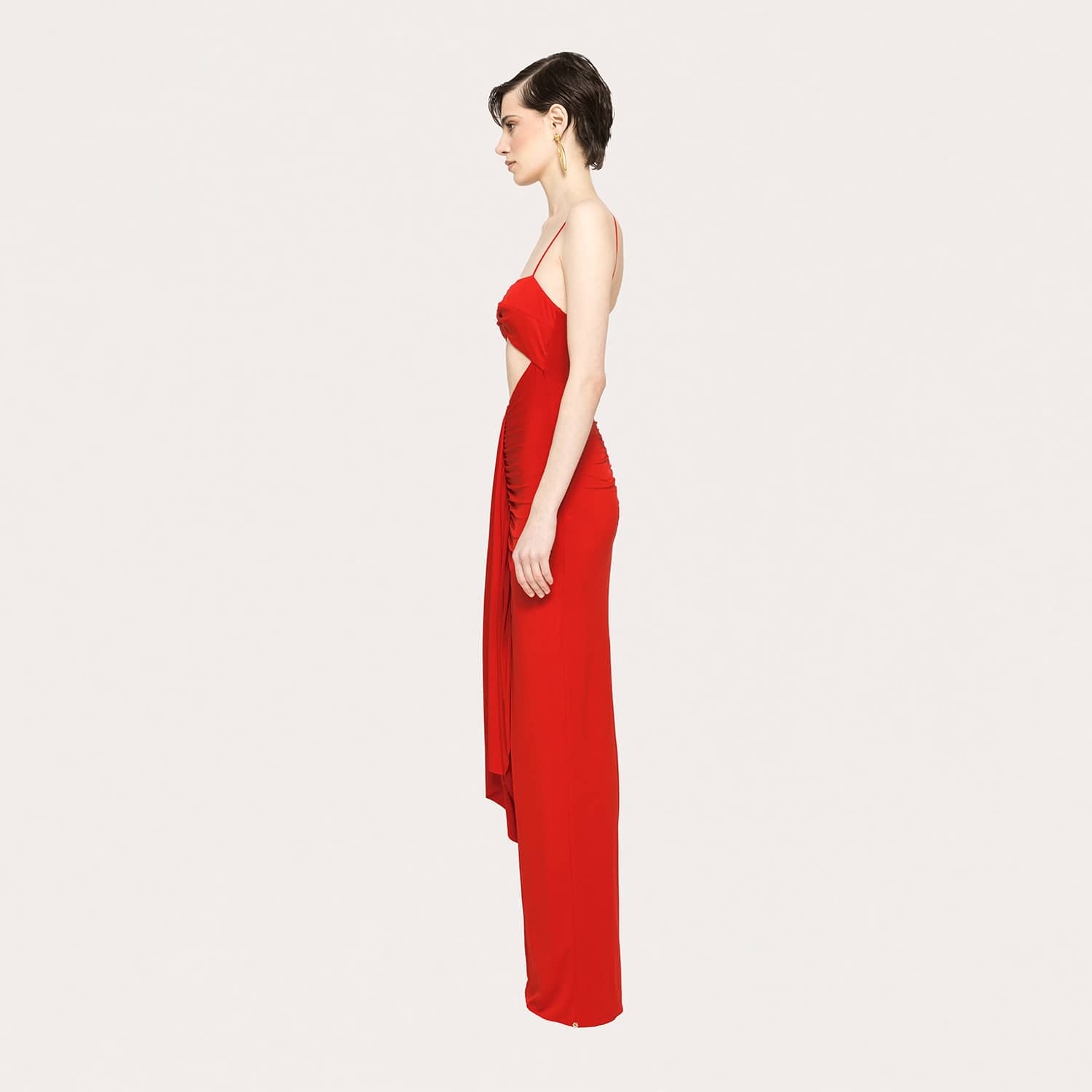 red jersey maxi dress Jersey Maxidress