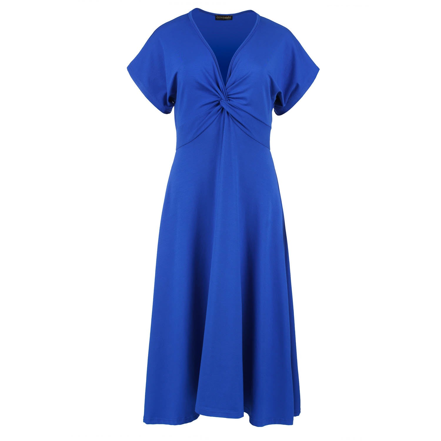 Women’s Royal Blue Knot Detail Midi Dress Extra Large Conquista