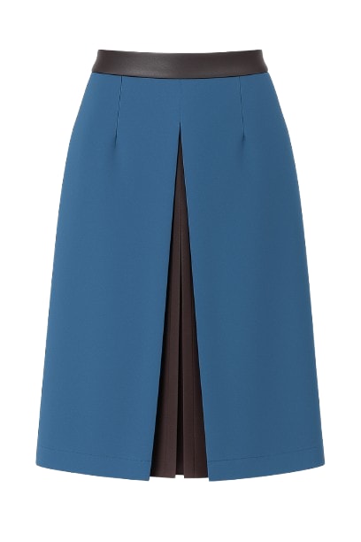 Conquista Women's Blue Winter Skirt