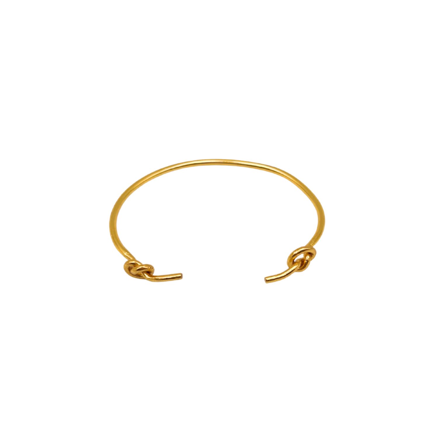 Les Reines Men's Ferry Knot - Cuff Bracelet 24k Gold Plated In Gold