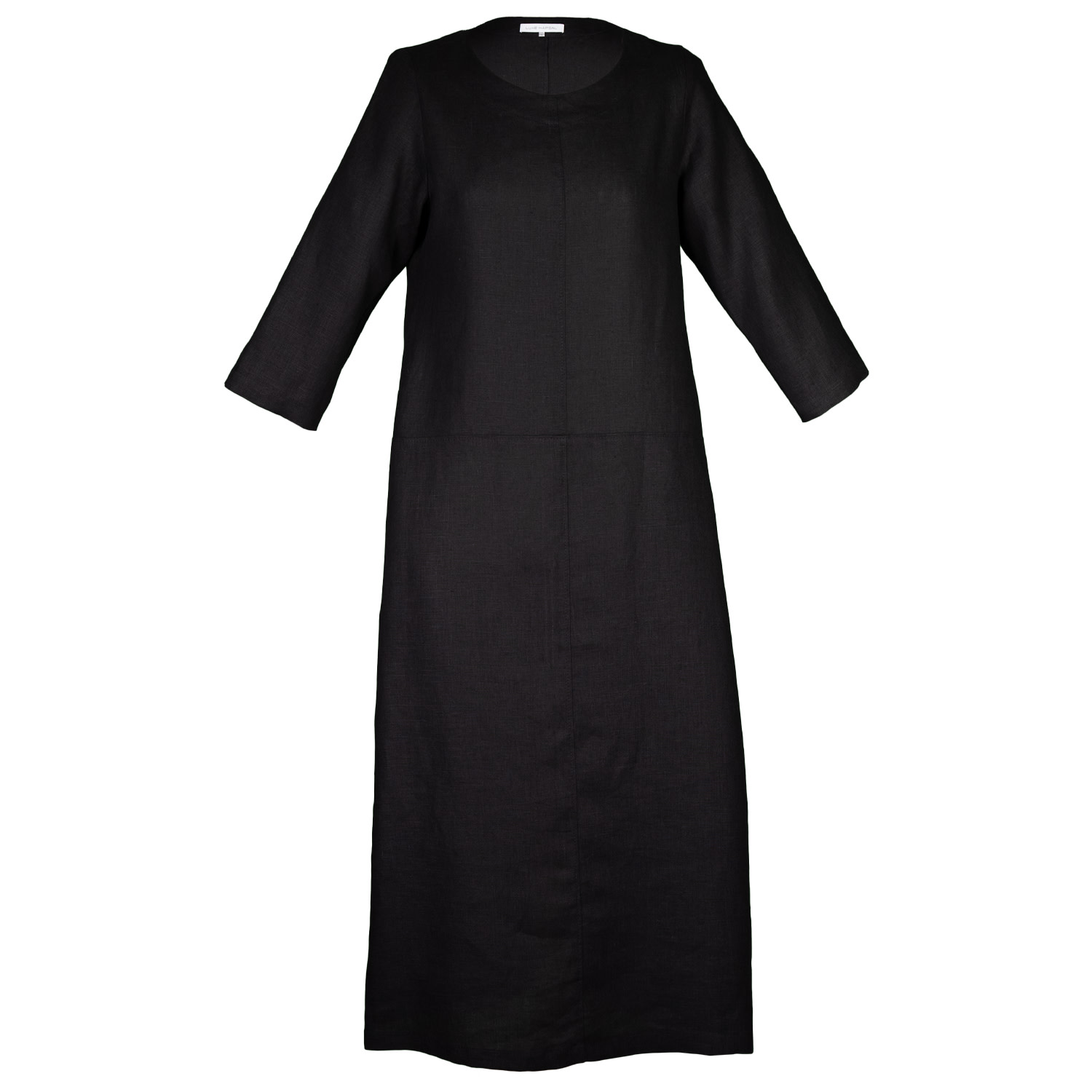 Women’s Heli Dress In Black Linen Small Luxe Hapsal