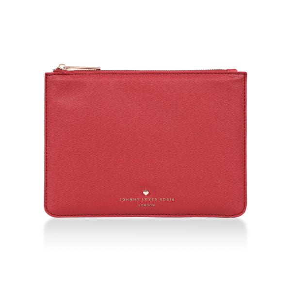 Jlr London Women's James Medium Pouch - Red In Red
