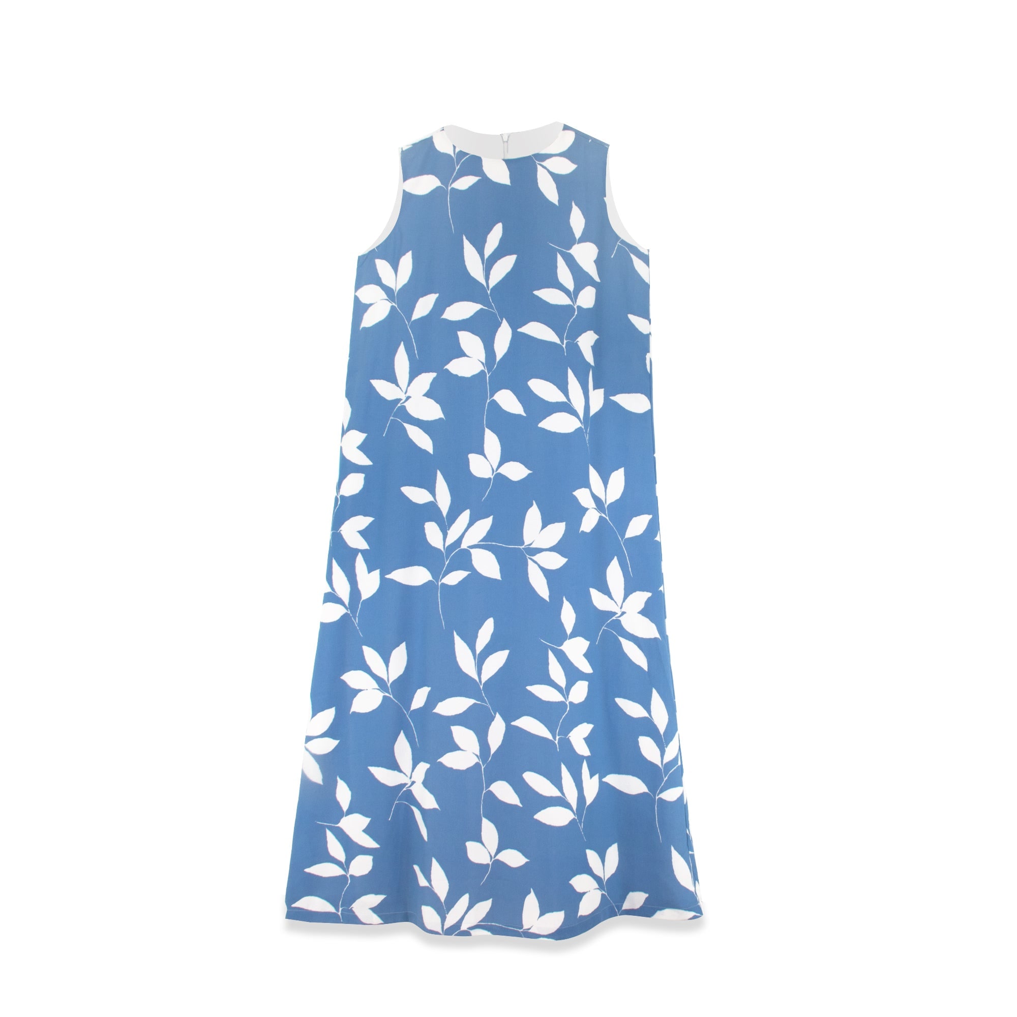 Profile Nyc Women's Blue / White   Floral Jumper In Blue/white