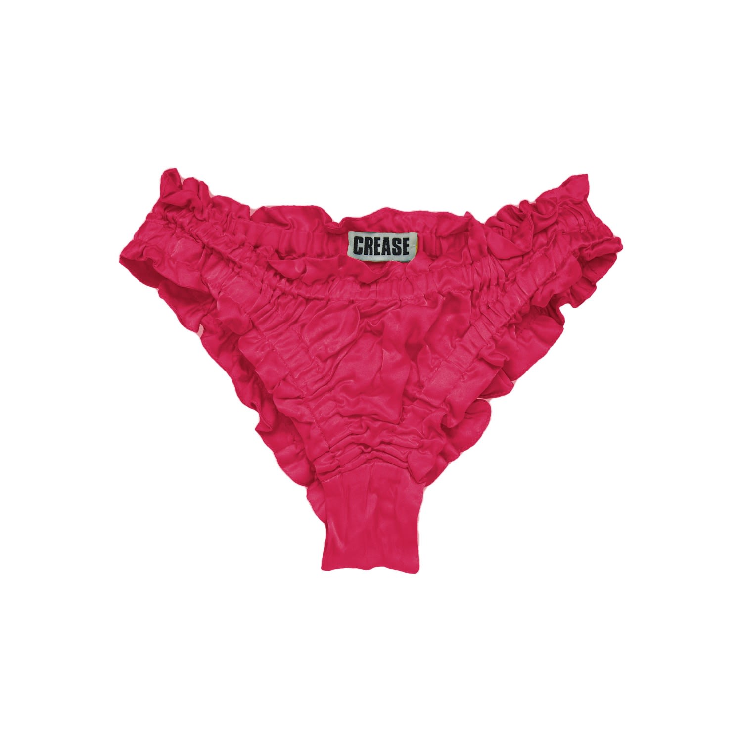 Women’s Pink / Purple Fuchsia Scalloped Panties Extra Small Crease