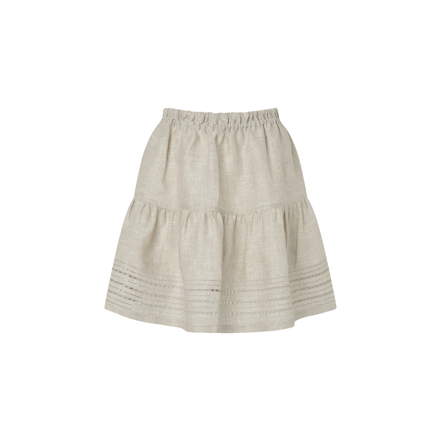 Women’s Neutrals / Grey Yarina Mini Skirt In Dove Gray One Size Balushka