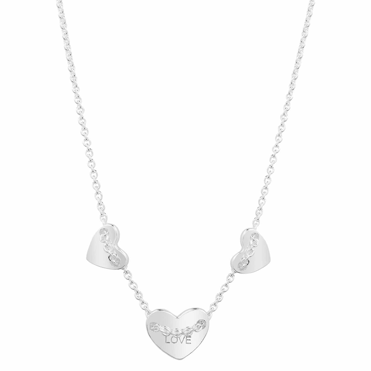 Women’s Silver Heart Necklace Neola Design