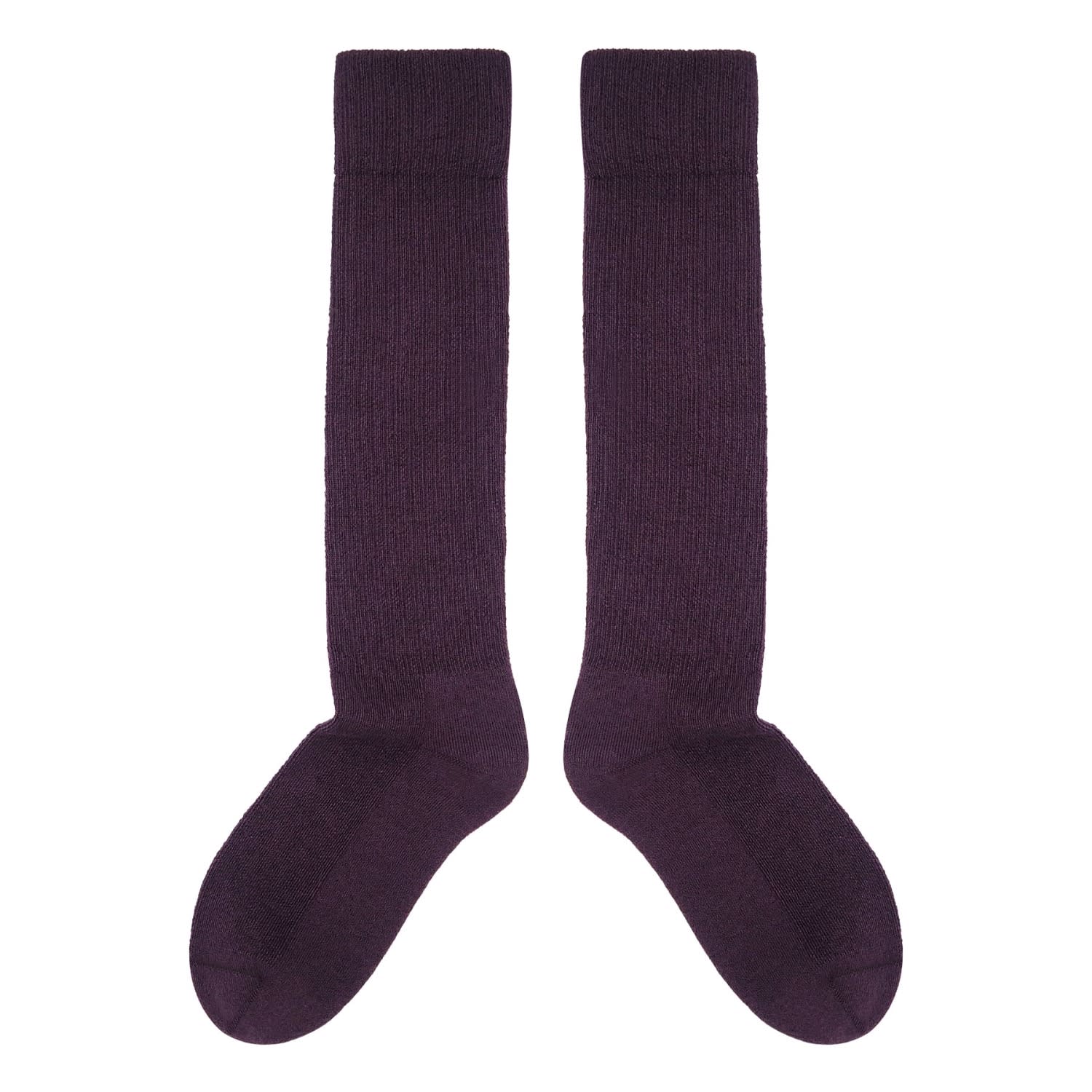 Peper Harow - Made In England Men's Wool Boot Socks - Purple In Purple