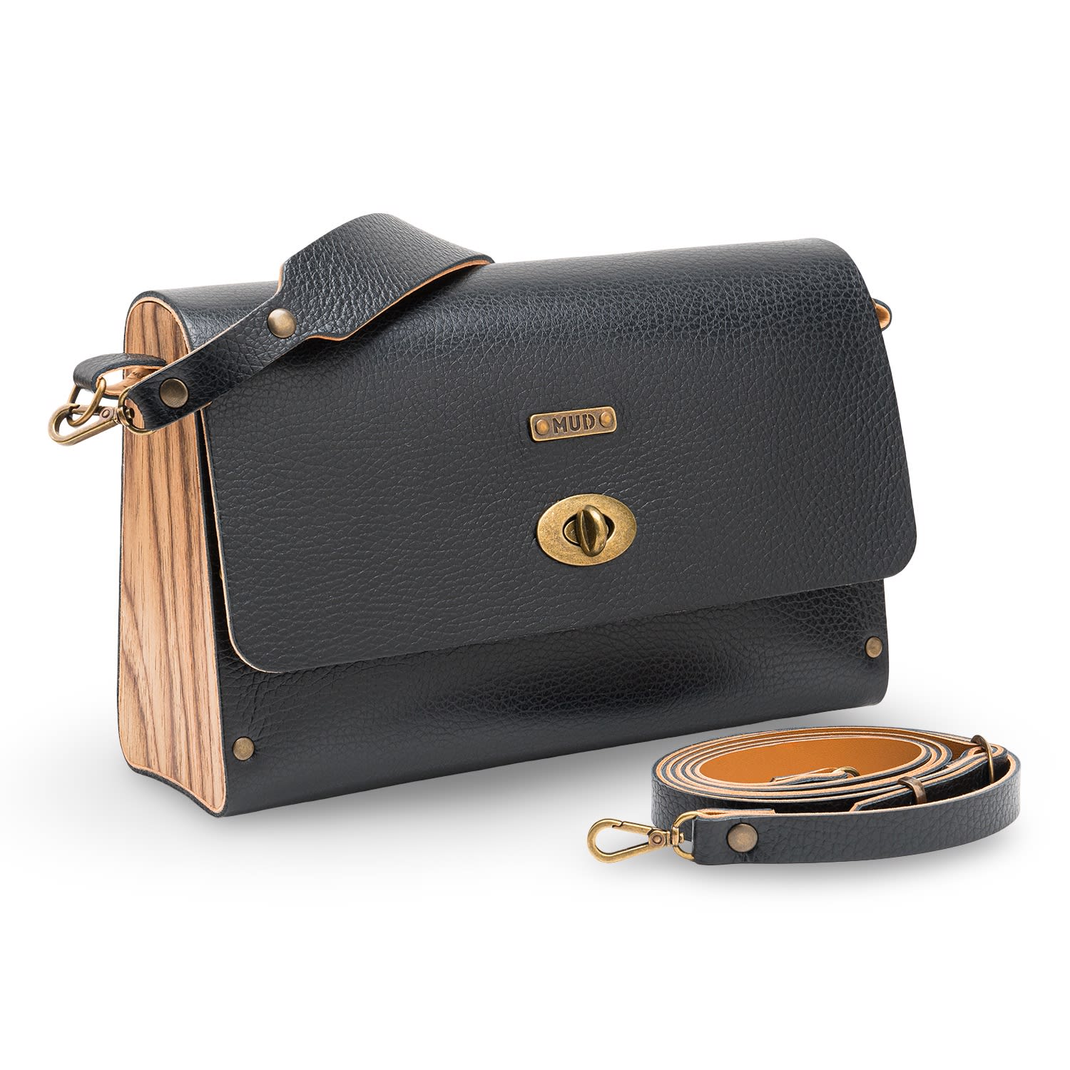 Mud - Manufacture Under Design Women's Leonor Medium Bag - Black In Black