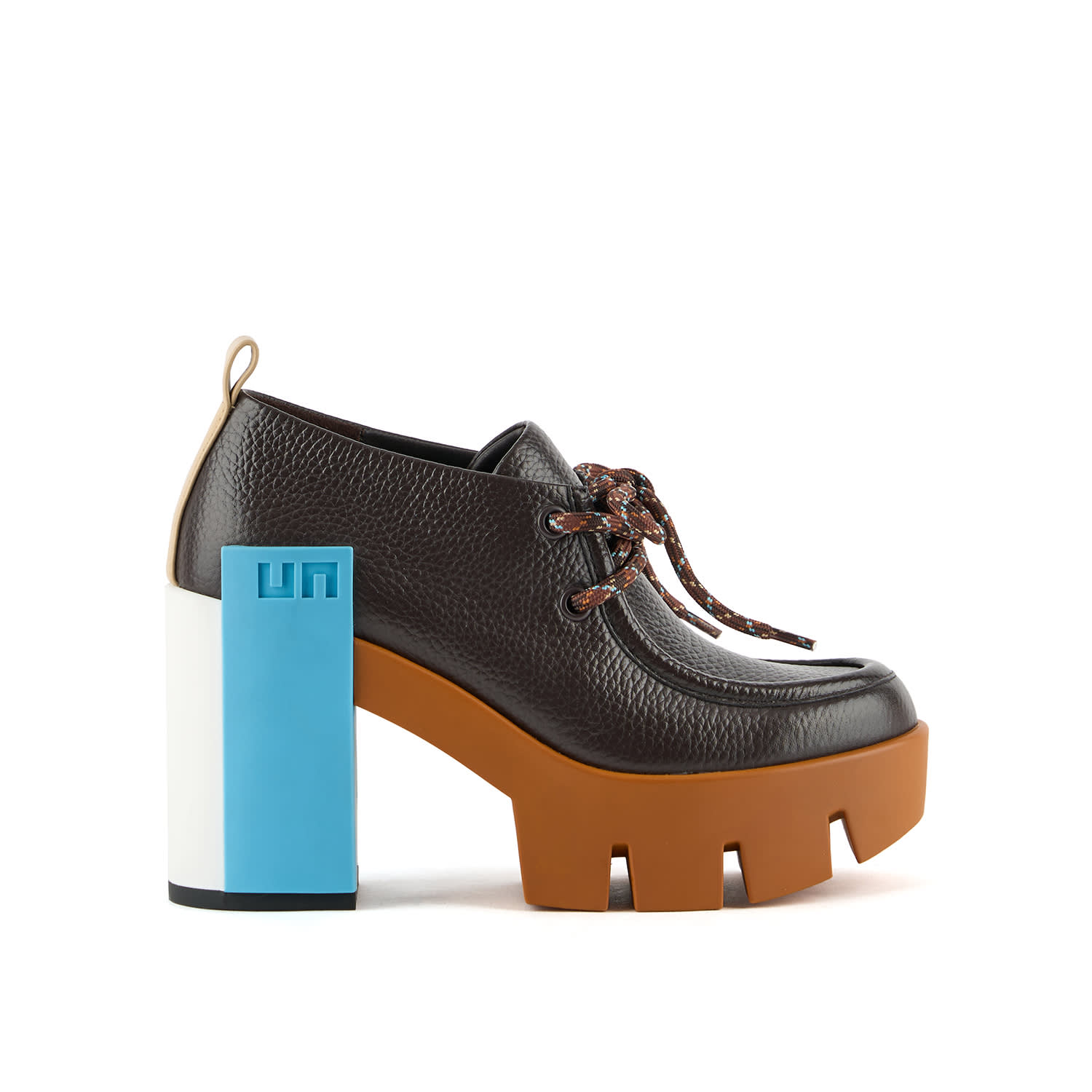 United Nude Women's Brown / Blue Grip Moc Mid - Coffee Mix In Multi