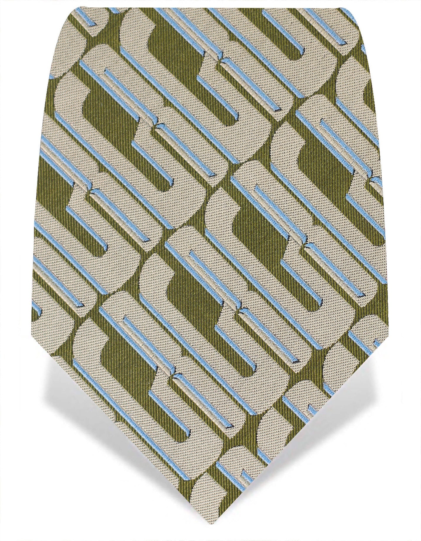 Gresham Blake Men's Graphic Green Tie In Green