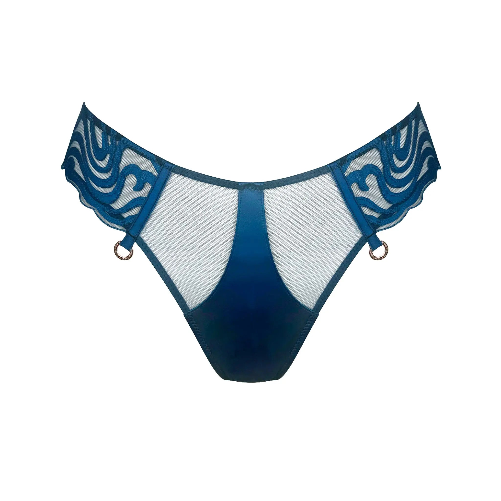 Echo Cheeky Abyss Blue | Monique Morin Lingerie | Wolf & Badger