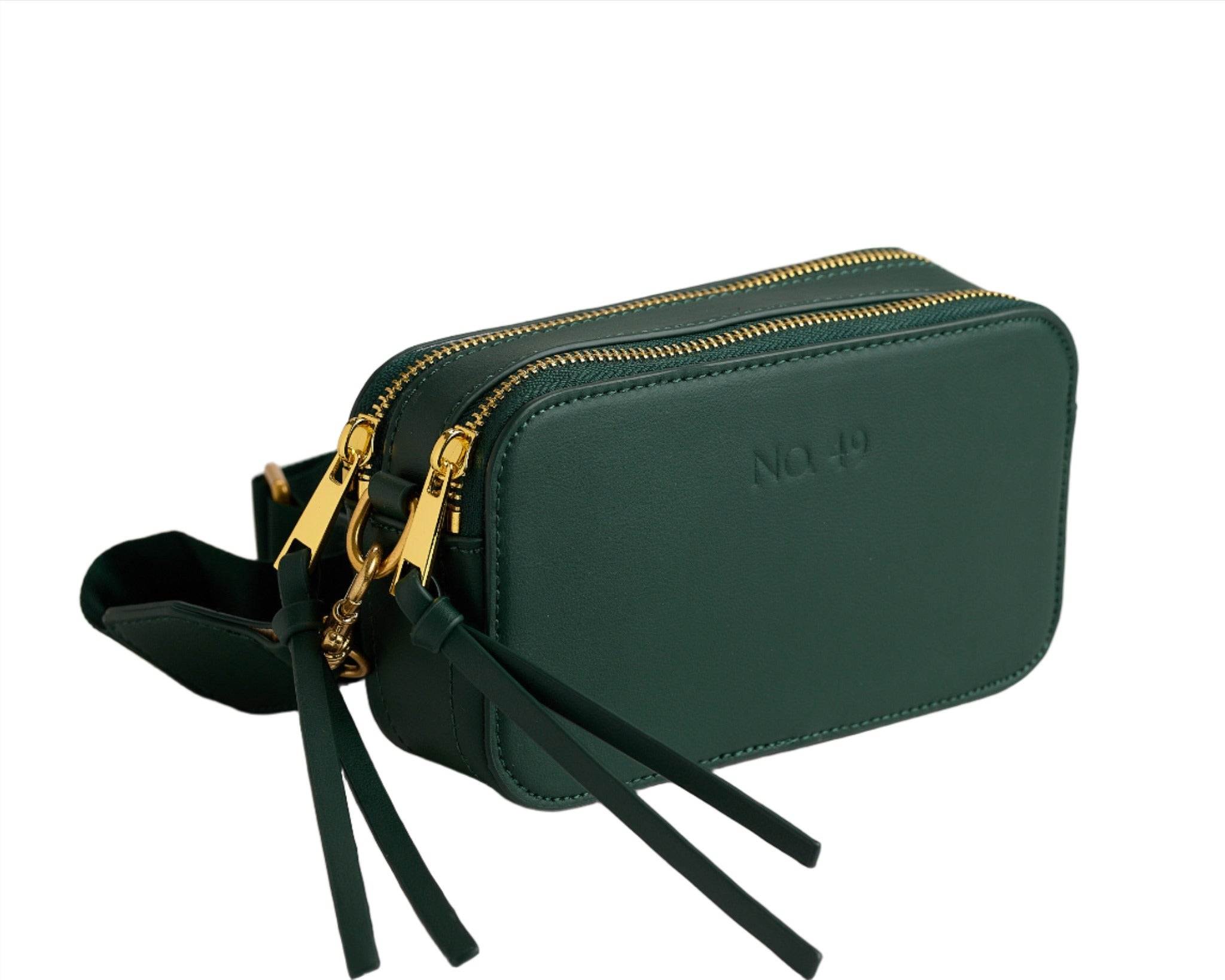 No.49 Handbags Women's Kiki Forest Green Camera Bag