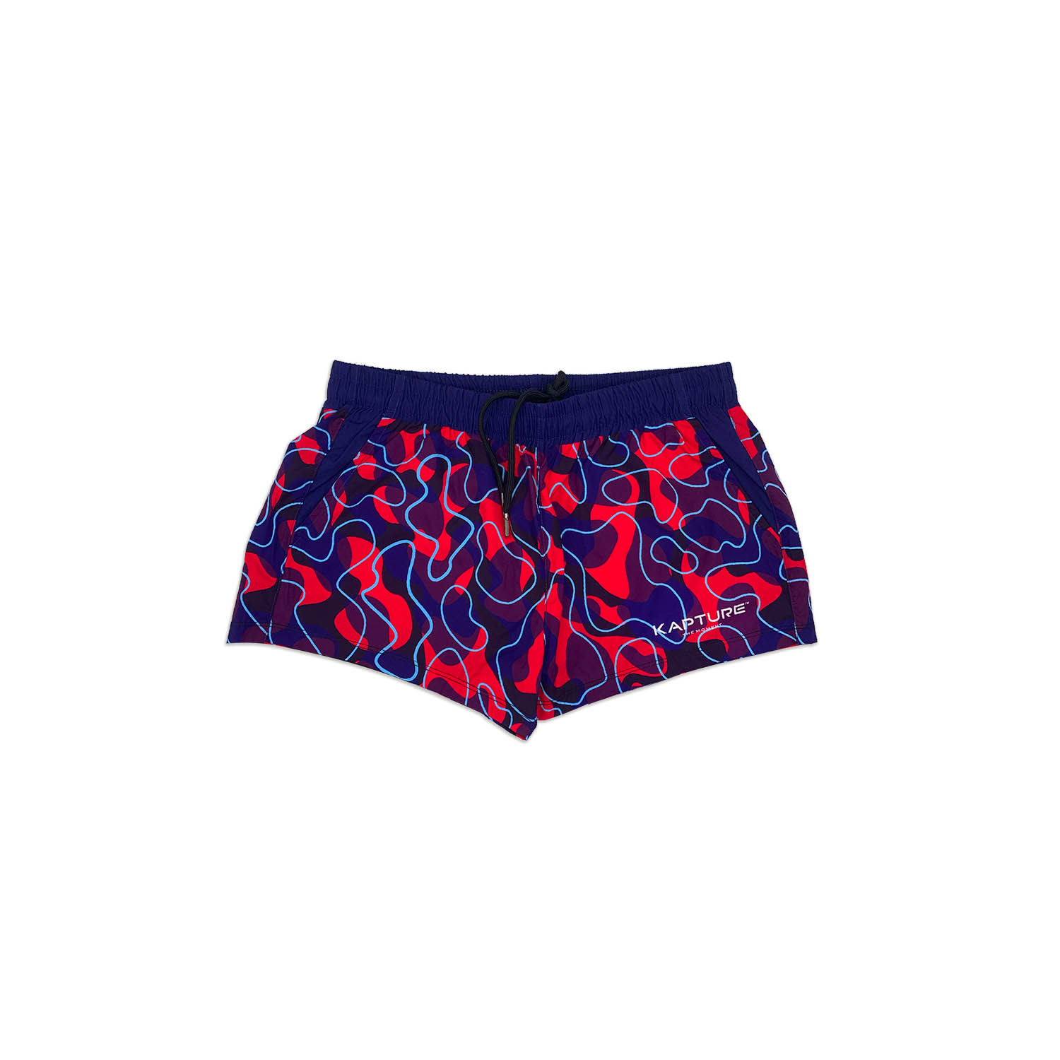 Kapture Women's Neo City Camo Shorts - Blue