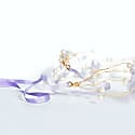 I'mmany London Real Flower Libelle Hydrangea Flower Two-way Headpiece & Choker Necklace In Choker