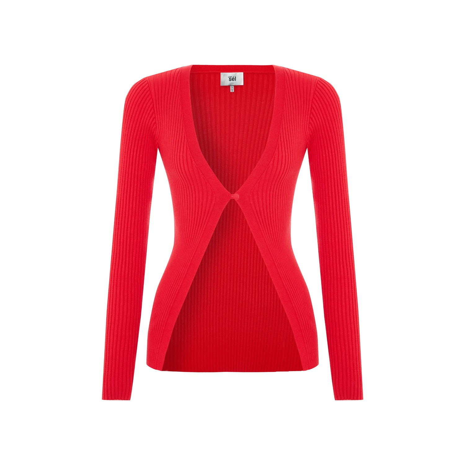 Maison Sél Women's Red Lueur Cardigan