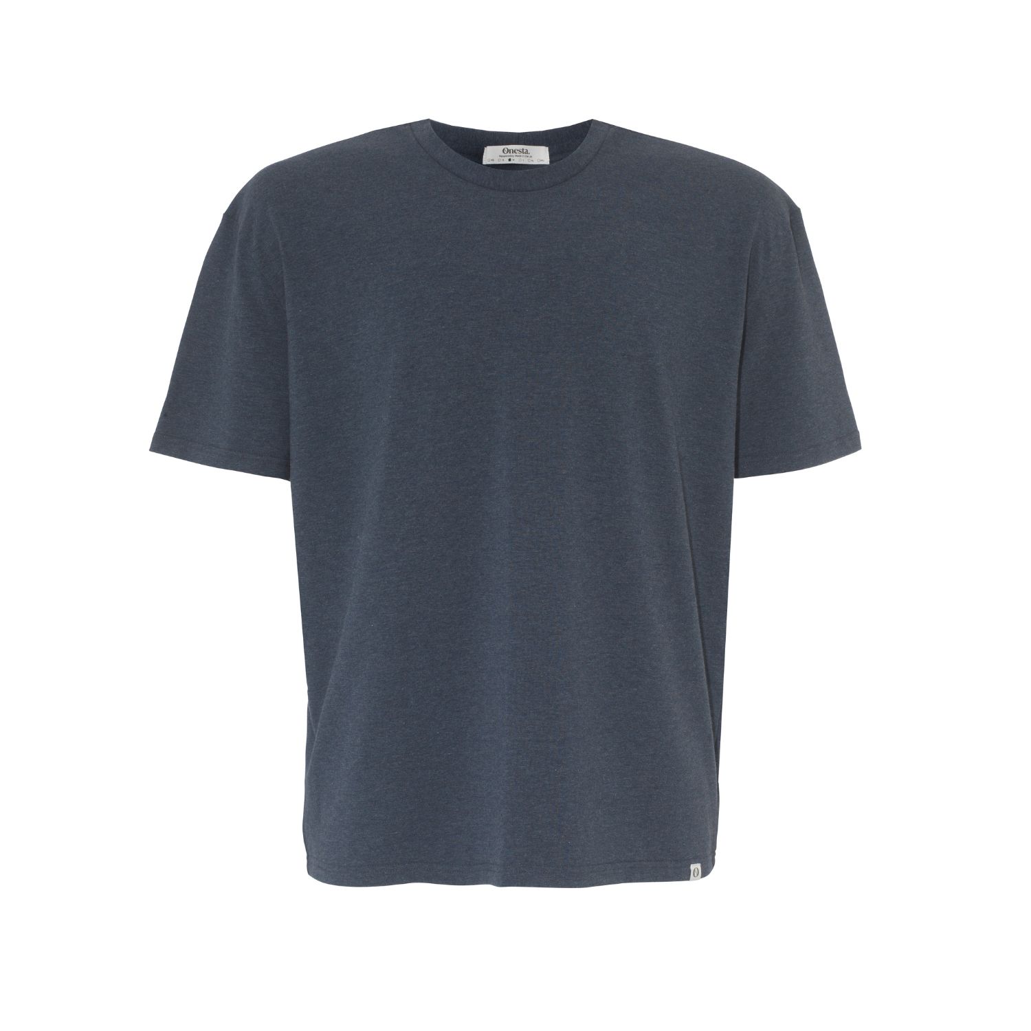 Onesta Men's Blue Tencel Tee In Blue