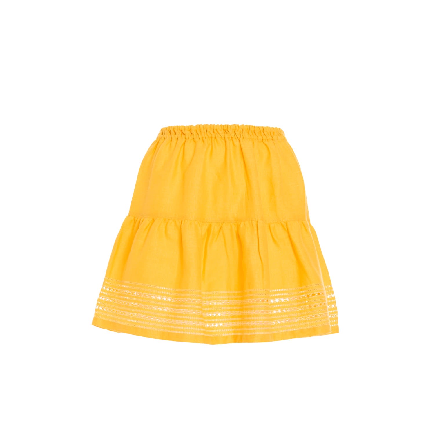 Women’s Yellow / Orange Yarina Mini Skirt In Canary Yellow One Size Balushka