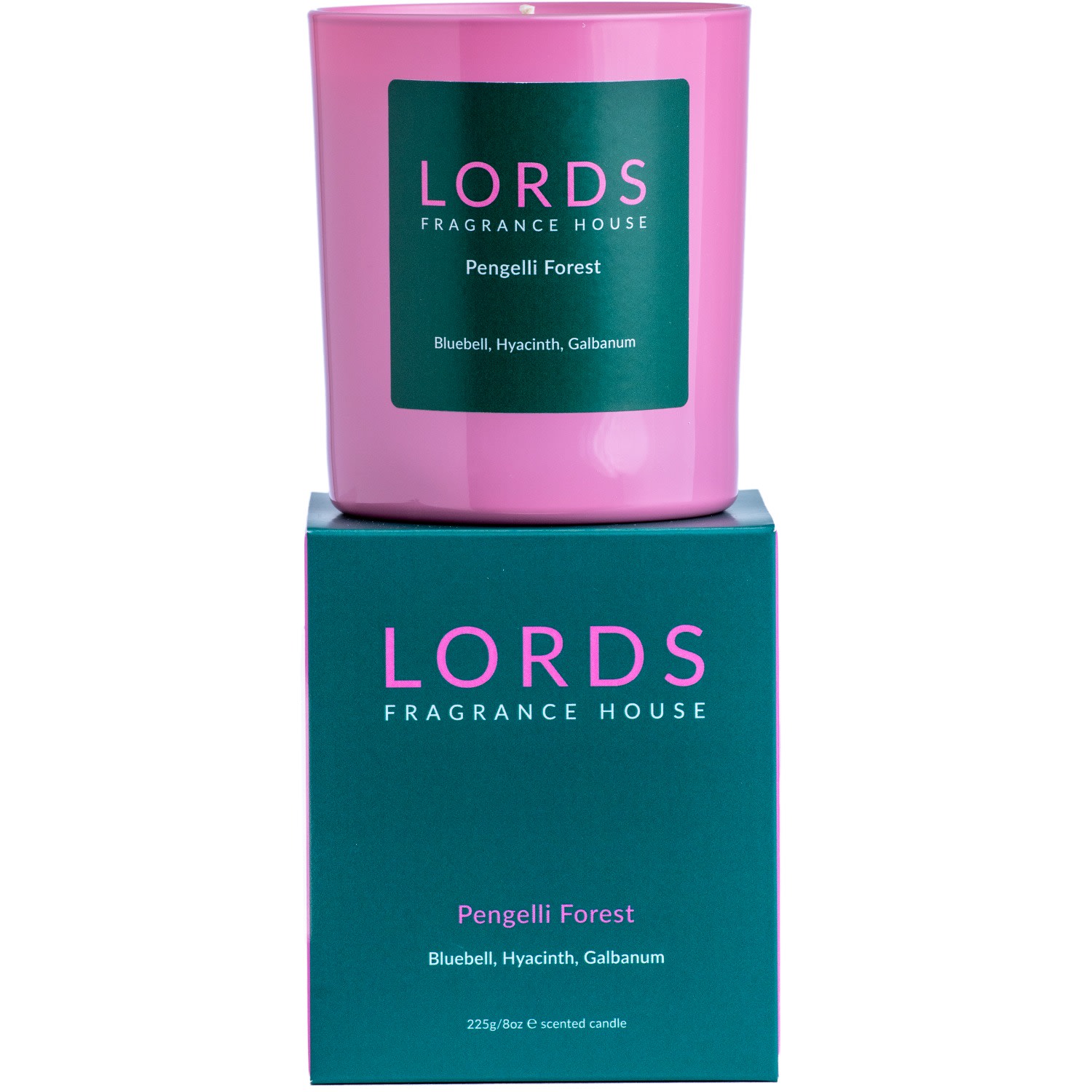 Pink / Purple Pengelli Candle Ltd Edition Lords Fragrance House