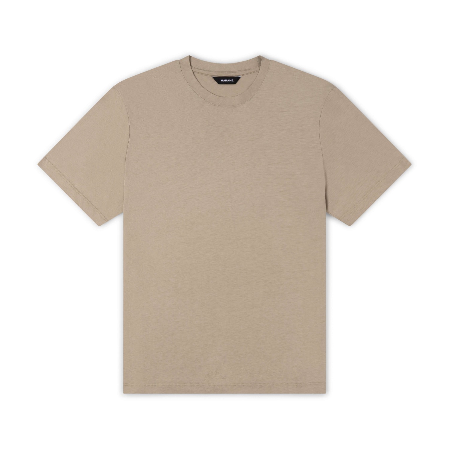 Marame Men's Neutrals Lightweight Lyocell Blend T-shirt - Canyon Clay In Animal Print