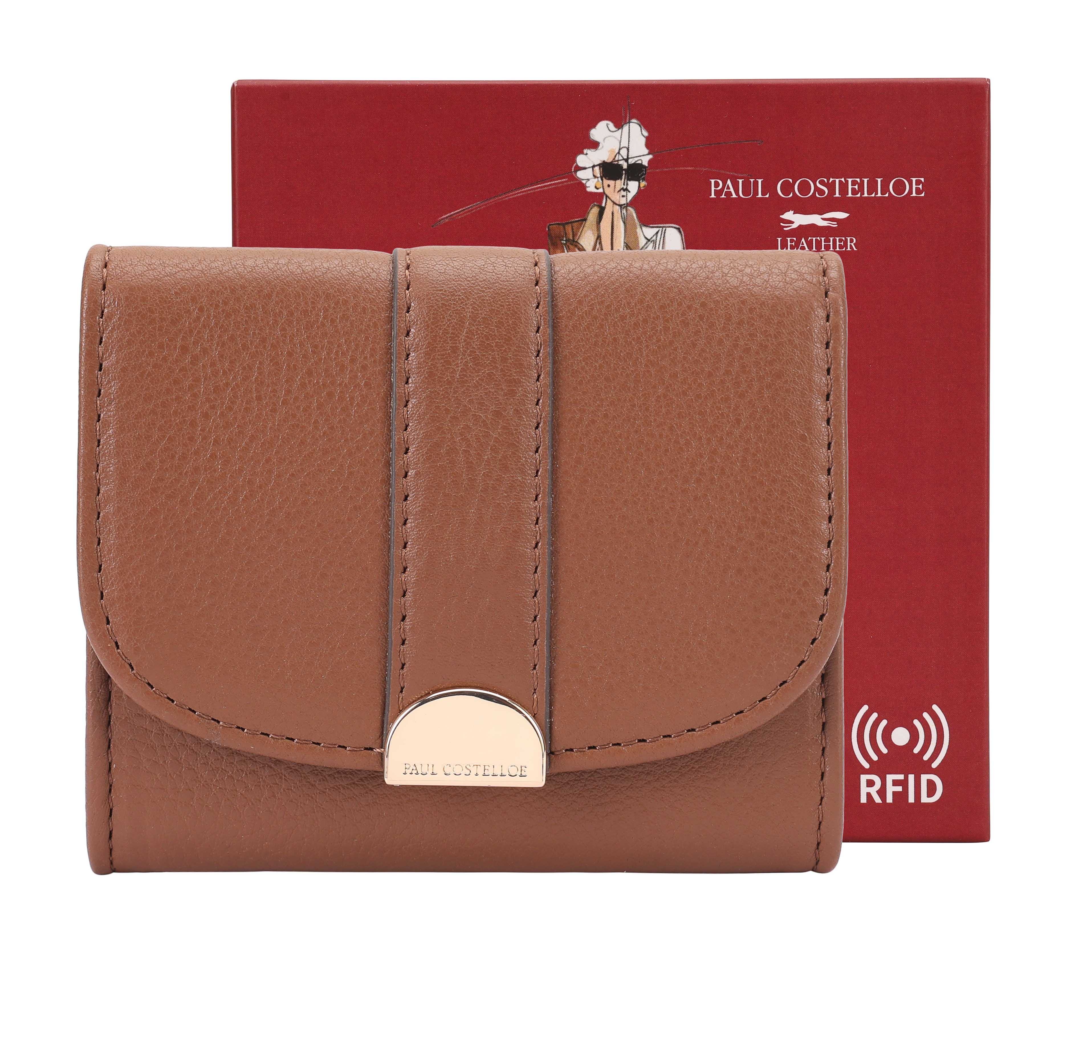 Women's Lovel Leather Crossbody Bag- Brown | One Size | Paul Costelloe