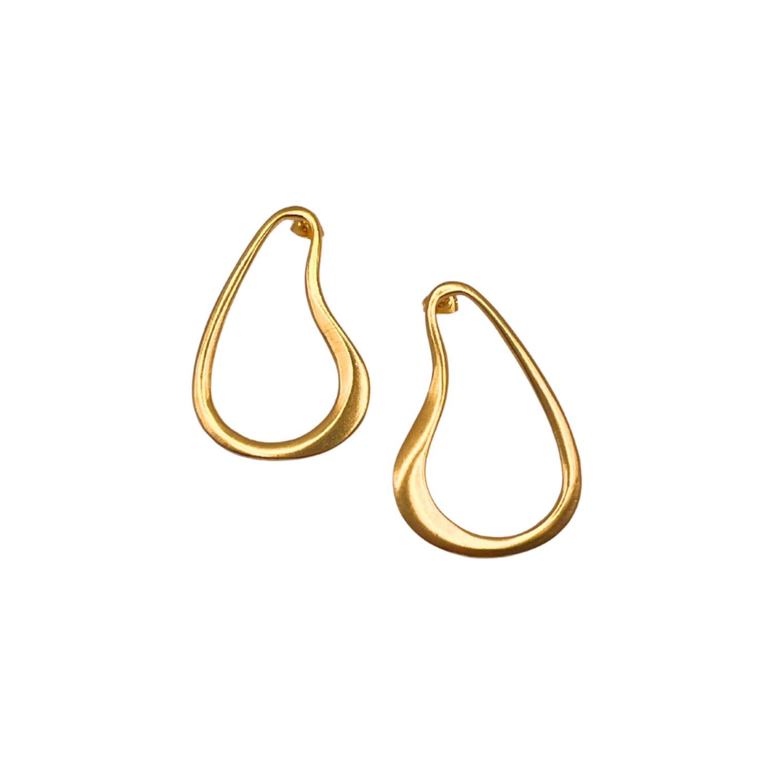 Les Reines Women's Ethereal Drop - Dangle Earrings 24k Gold Plated In Gold