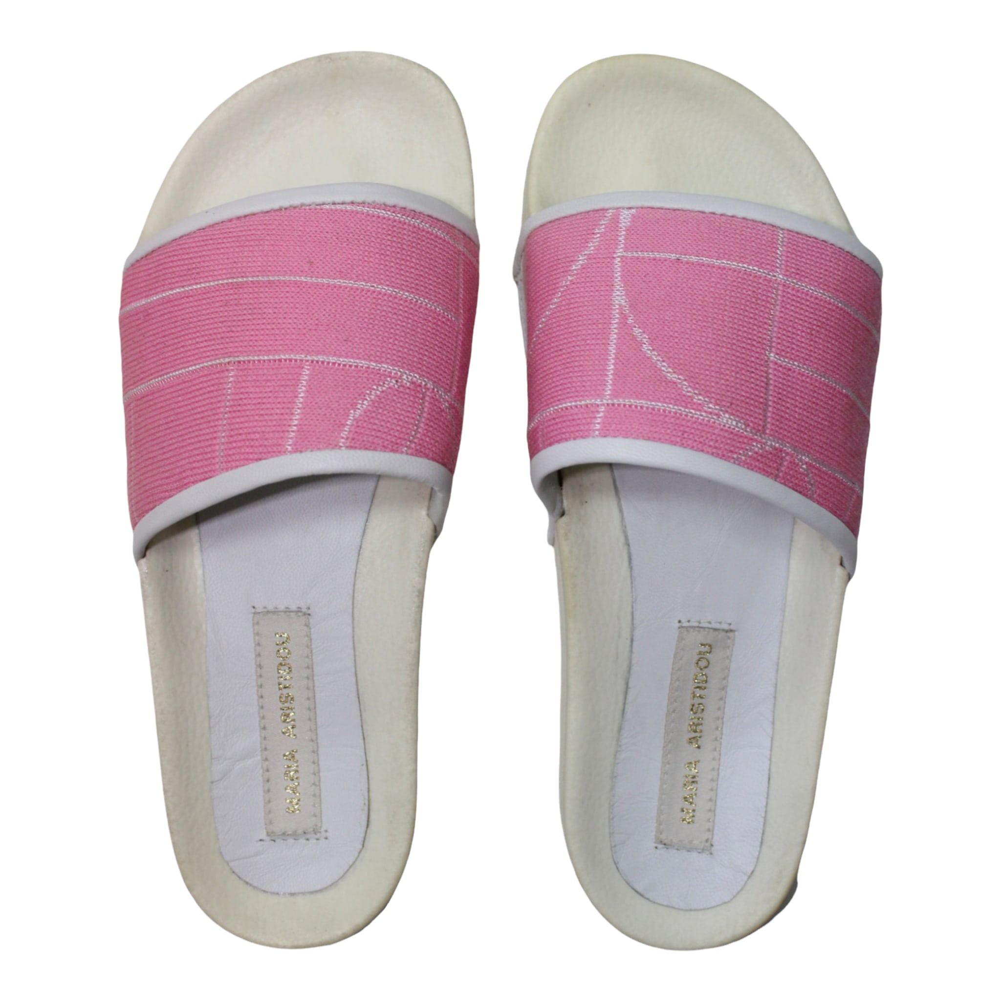 Maria Aristidou Women's Play Pink Slides In Pink