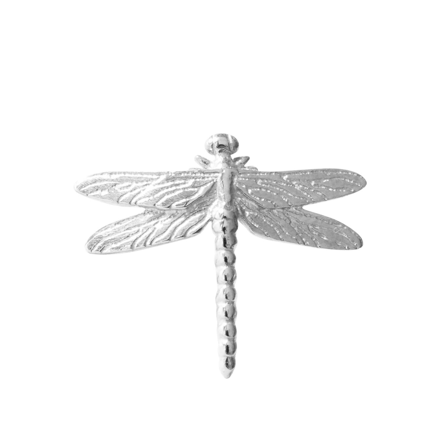 Men’s Dragonfly Lapel Pin - Silver Lee Renee