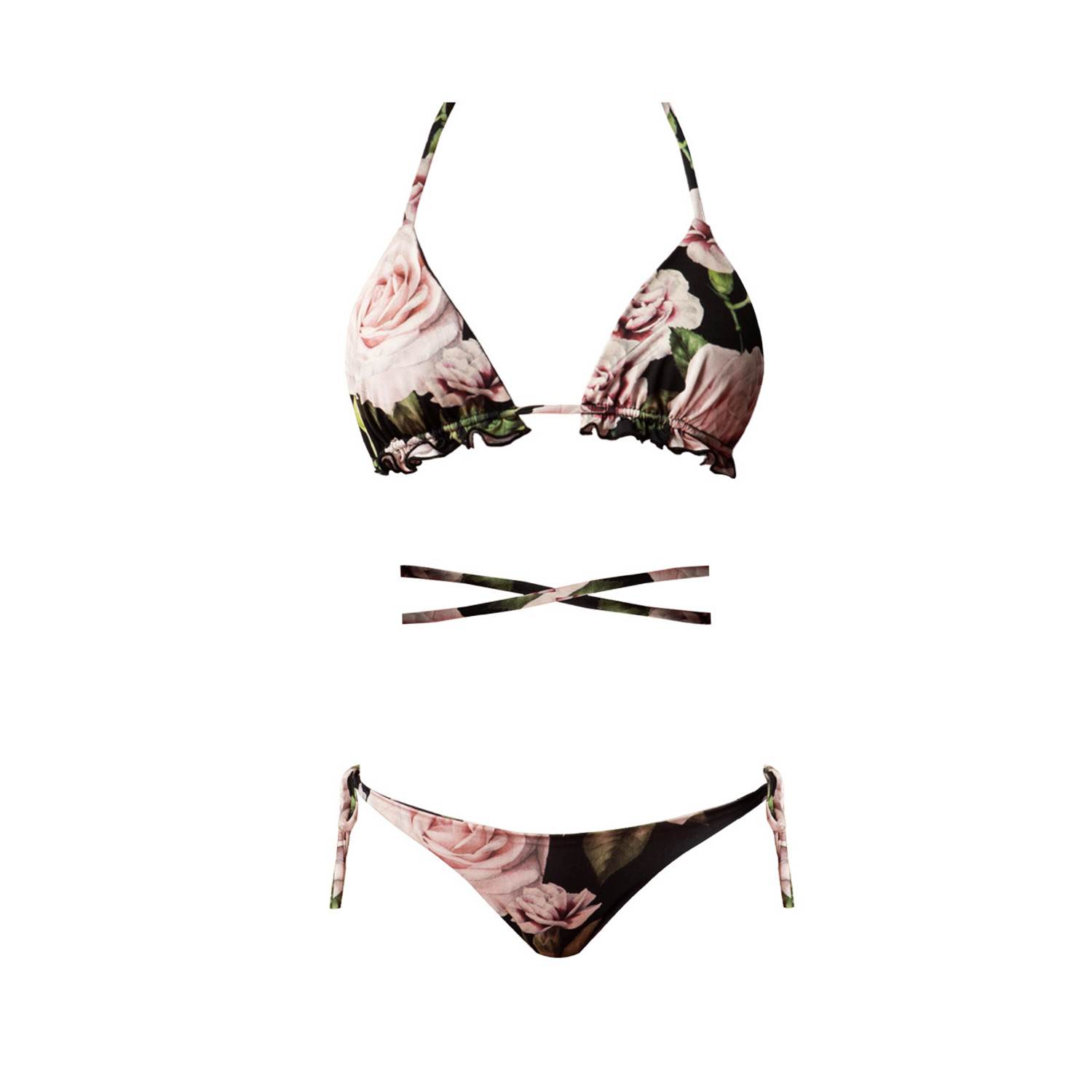 Women's Bloom Triangle Bikini | Medium | Nur Karaata