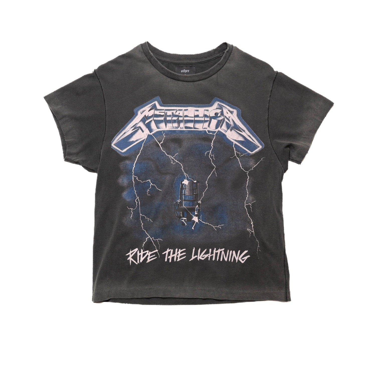 Metallica - Ride The Lightning Euro Tour Vintage Band T-Shirt 