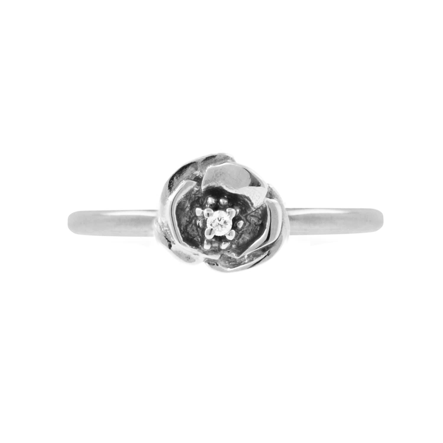 Women’s Poppy Diamond Ring - Silver Lee Renee