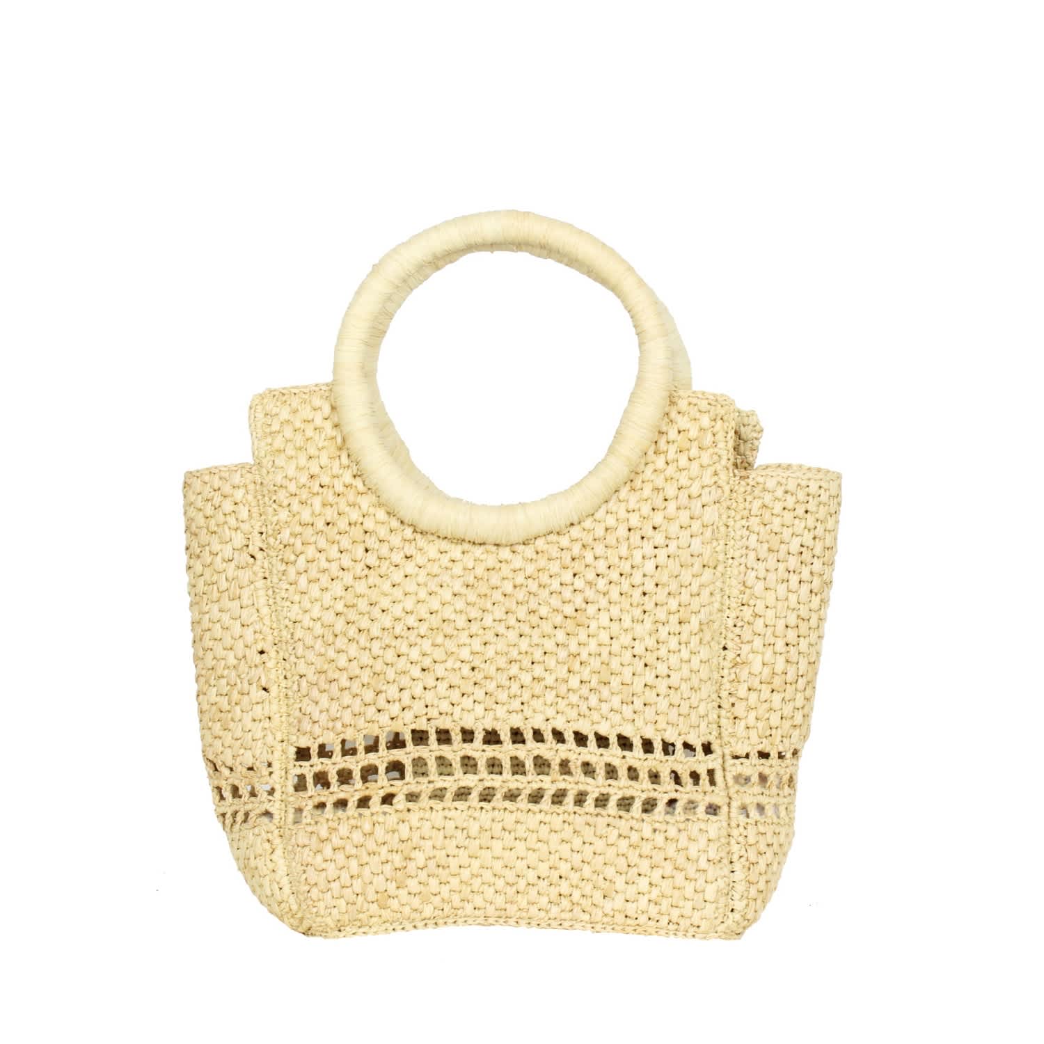 small raffia bag