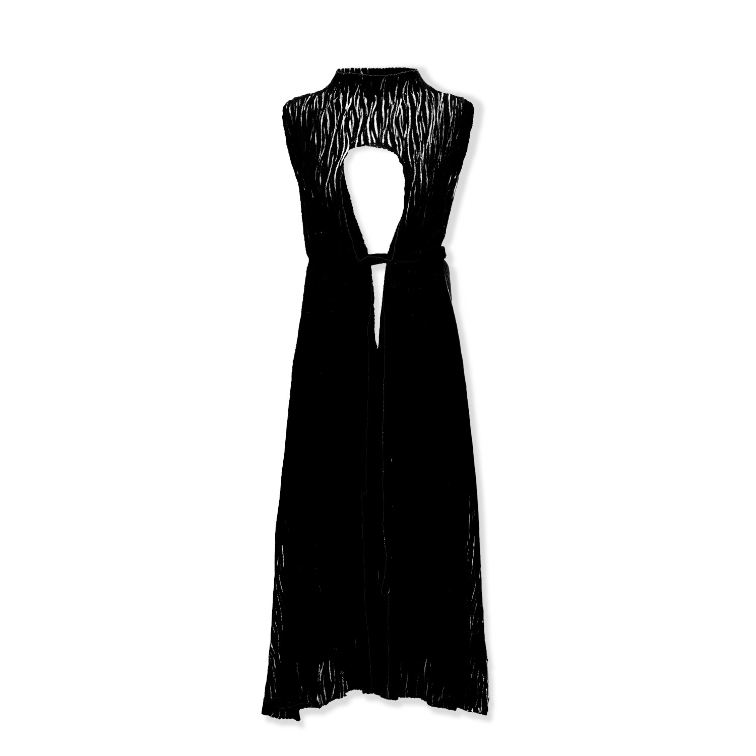 The Ethos Studio Women's Black Maria Waistcoat-cape