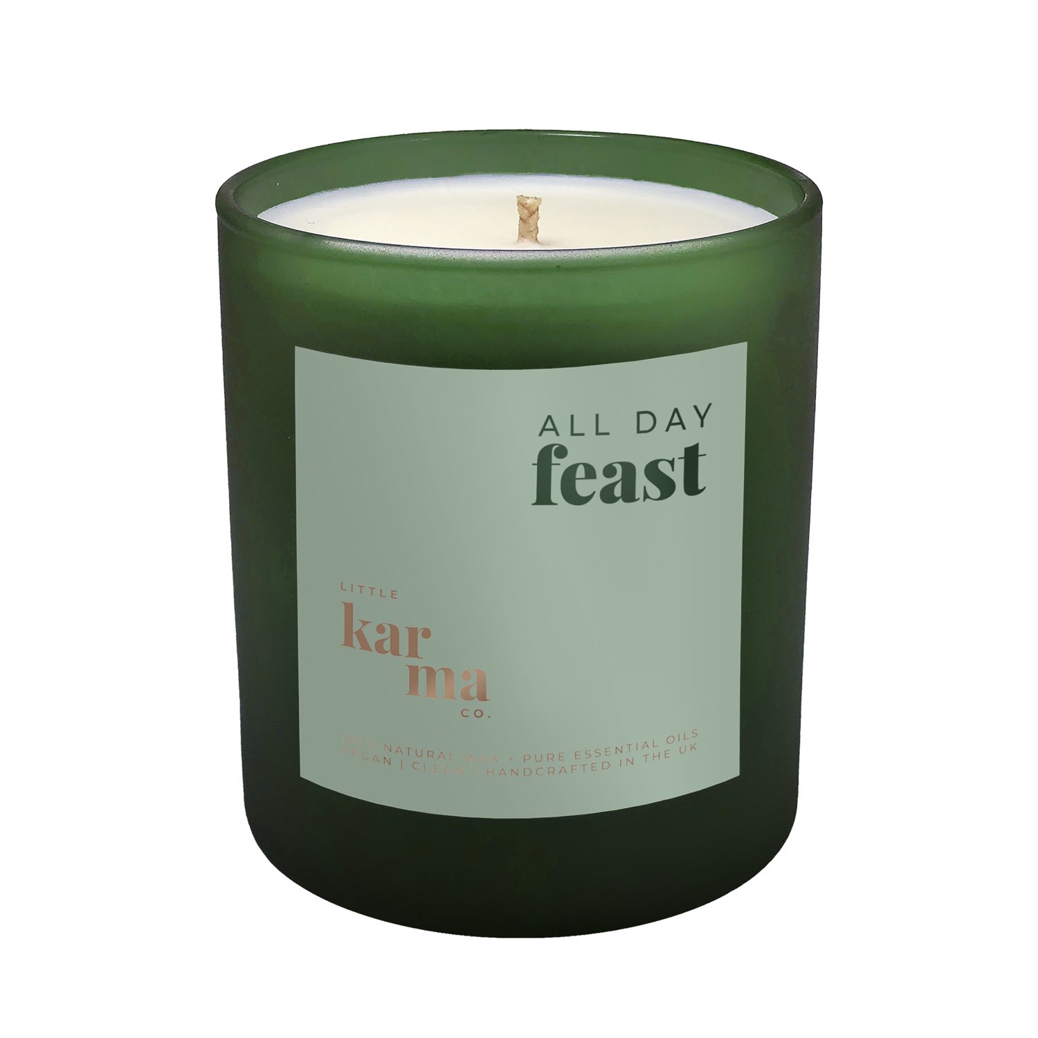 Green All Day Feast - Sweet Cinnamon Christmas Large Candle Little Karma Co. Ltd