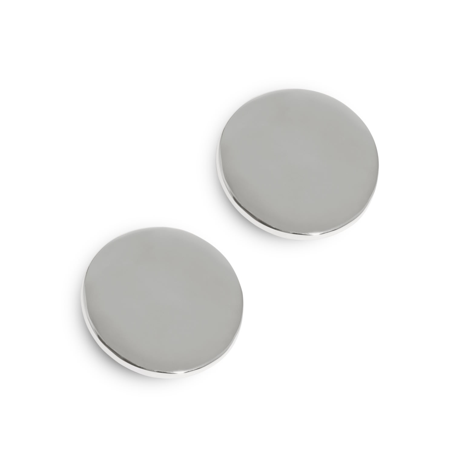 Drae Collection Women's Full Circle Studs Silver In Silver