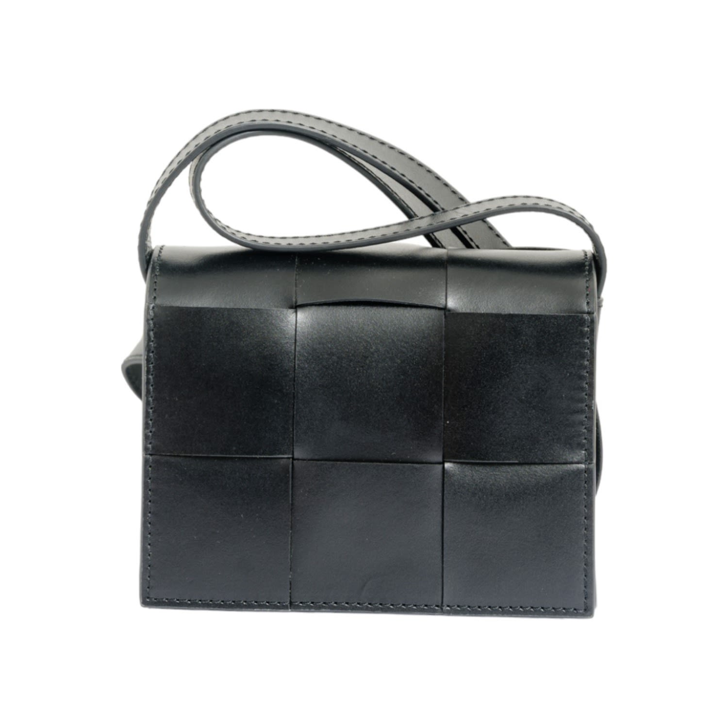 Shop Aleo Women's Matchbox Mini Cross Body - Black Soft Leather