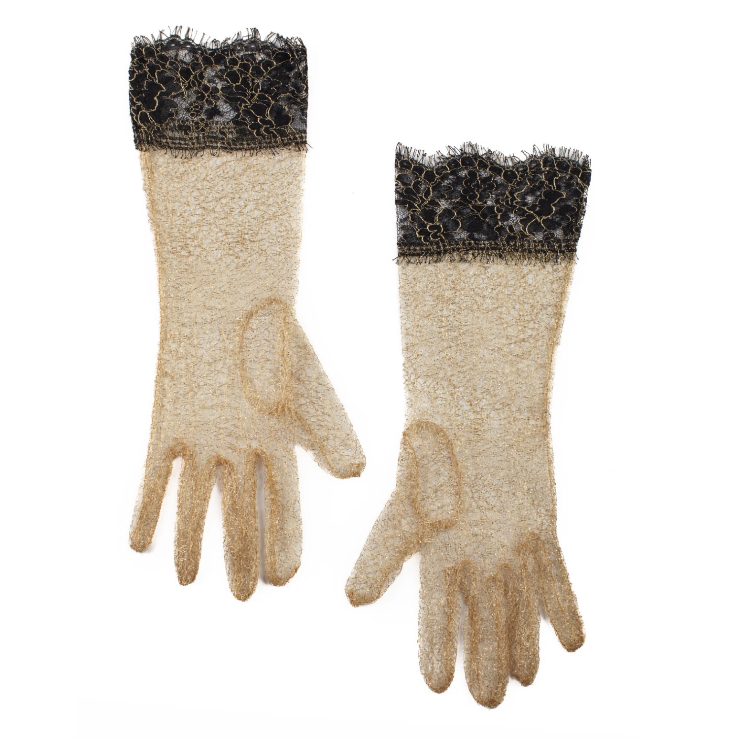 Azima Musayeva Men's Gold Aishan Gloves In Gold