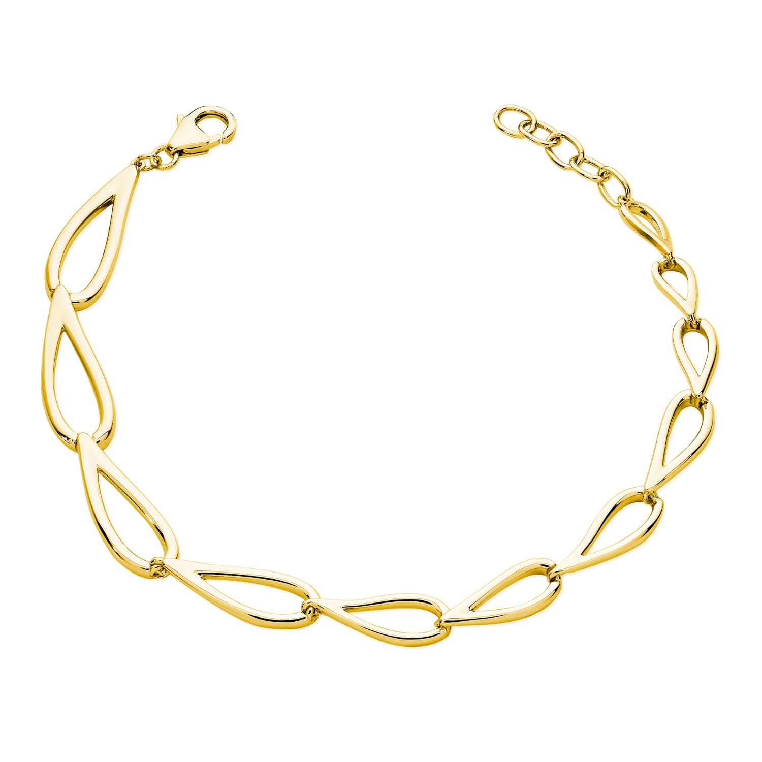 Women’s Petal Bracelet In Gold Vermeil Lucy Quartermaine