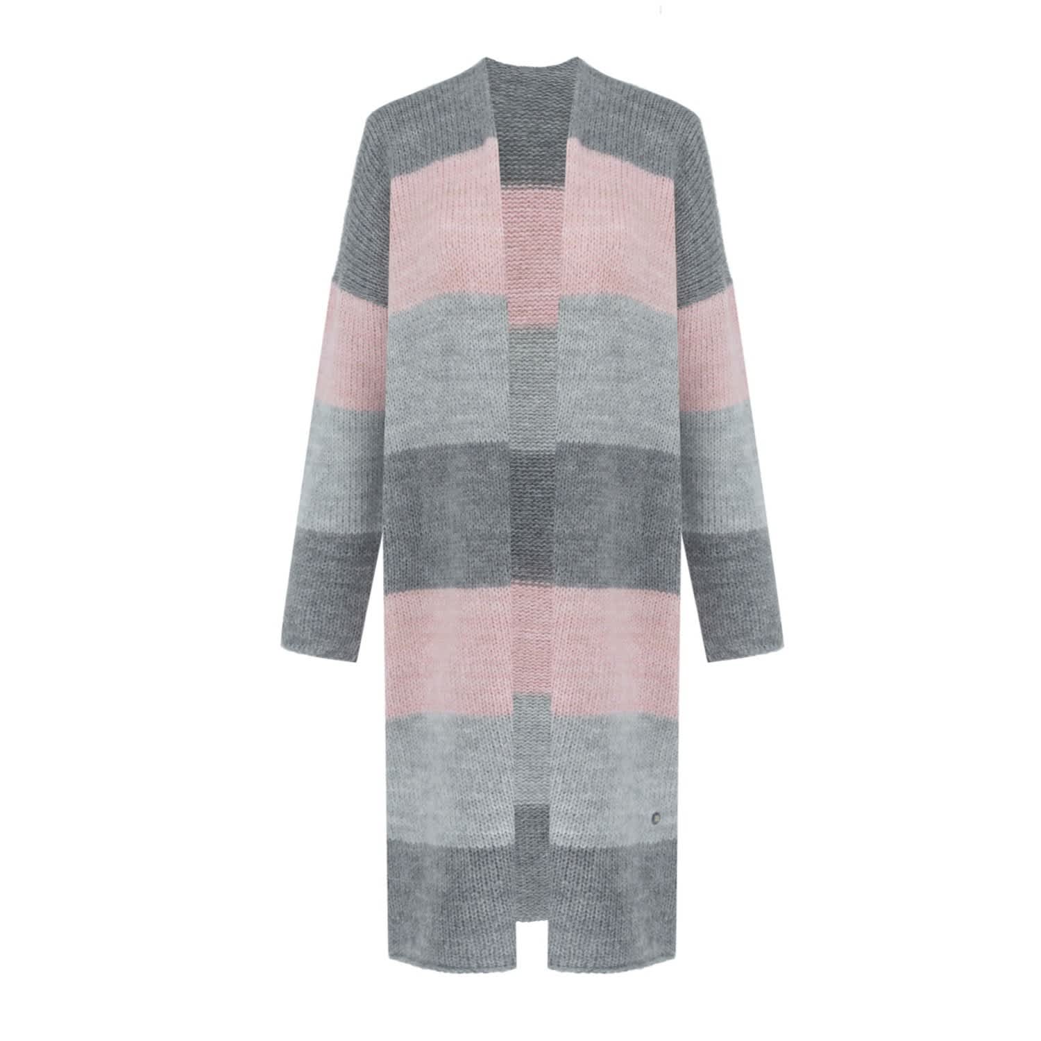 striped cardigan