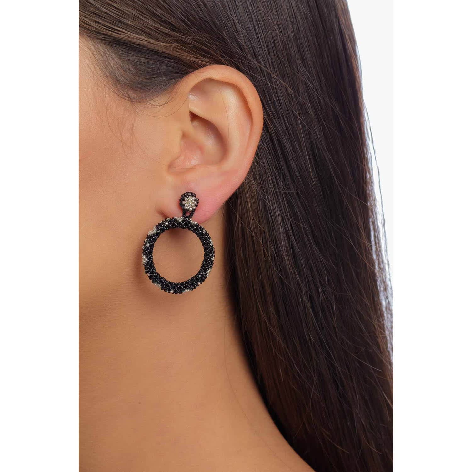 Elegant Woven Open Hoop Earrings Shop Now Elevate Your Style