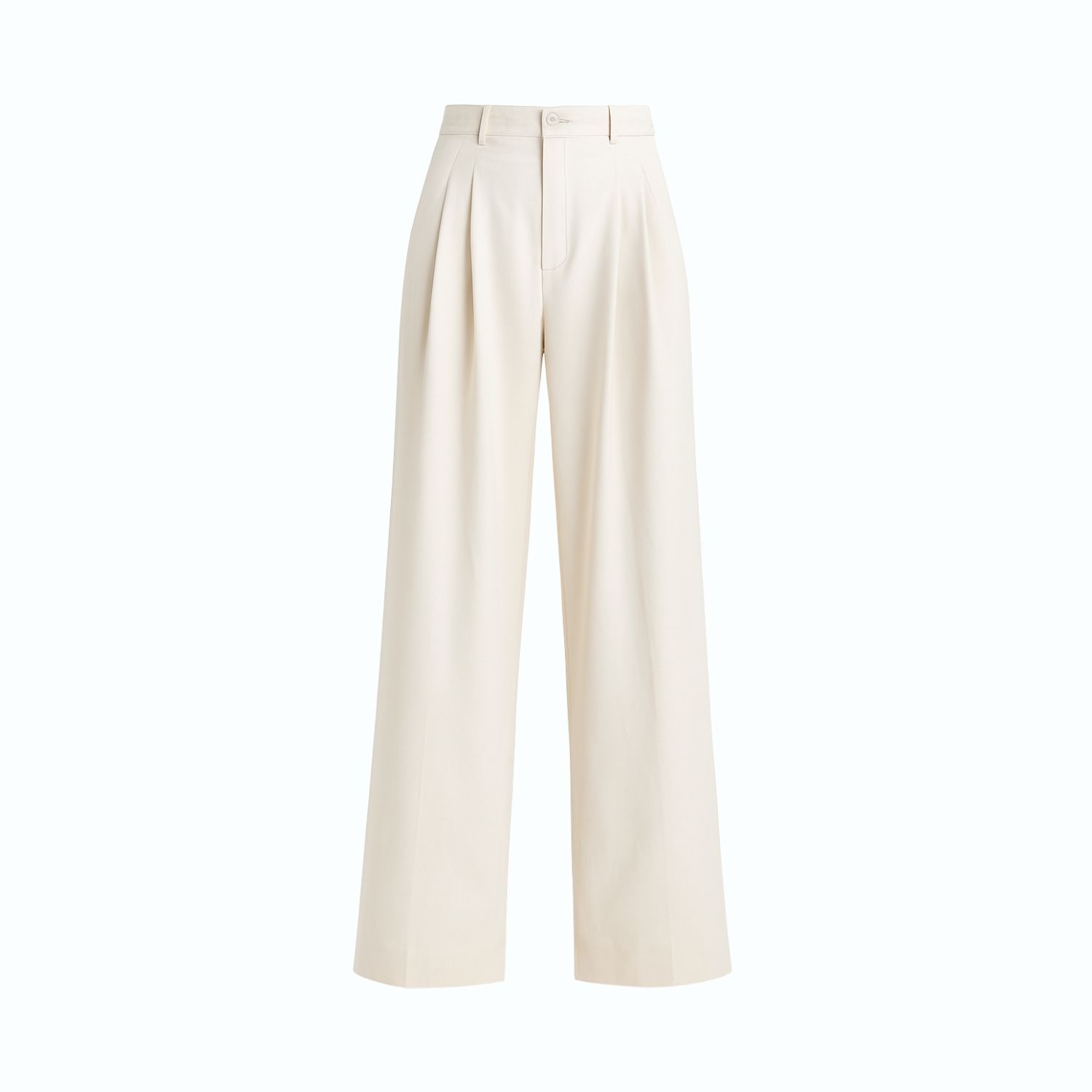 Monlicia Women's Neutrals Liora Double Pleated Palazzo Trousers – Stone