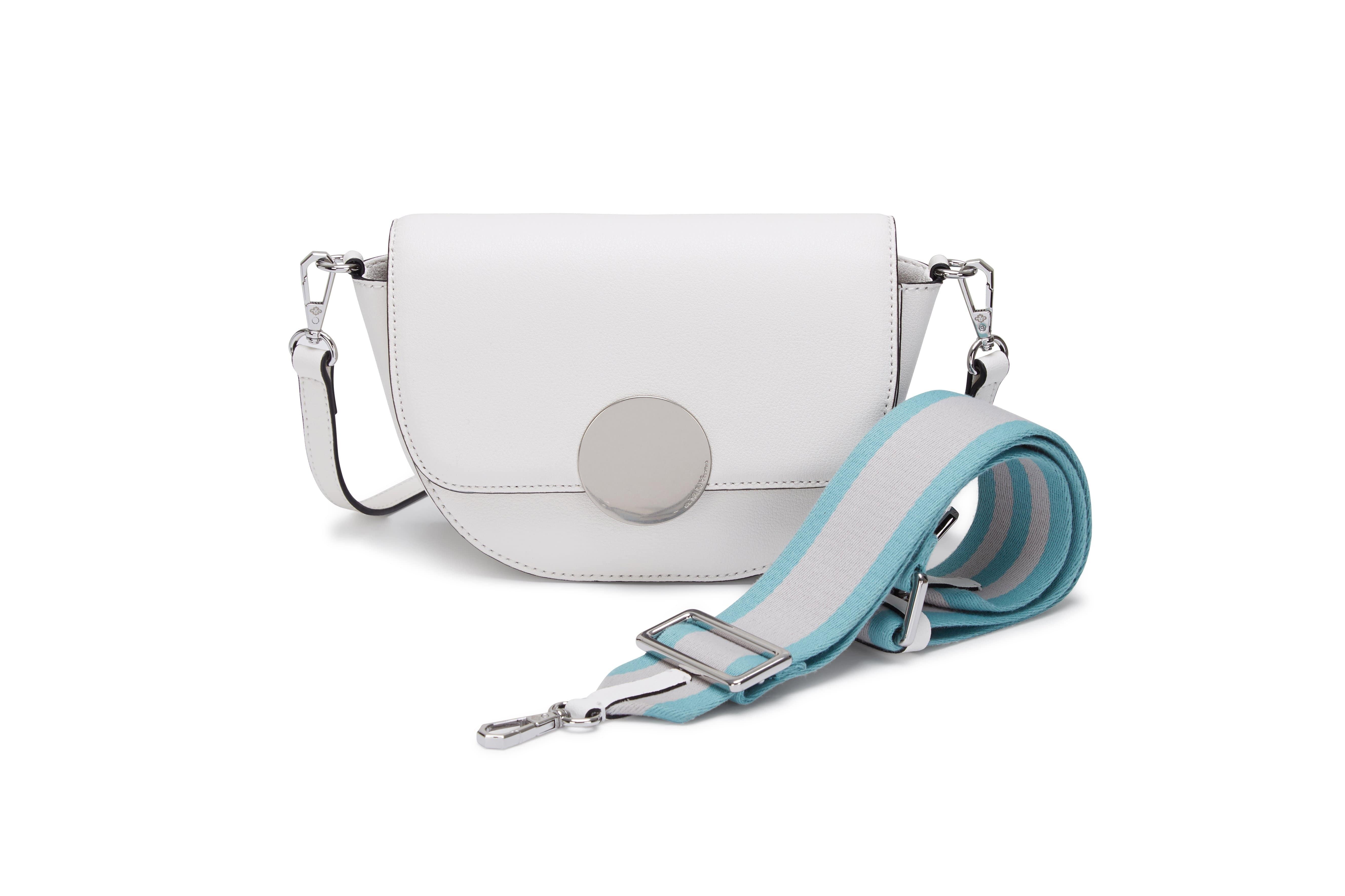 Oryany Women's Lottie Saddle Crossbody - White In Orange