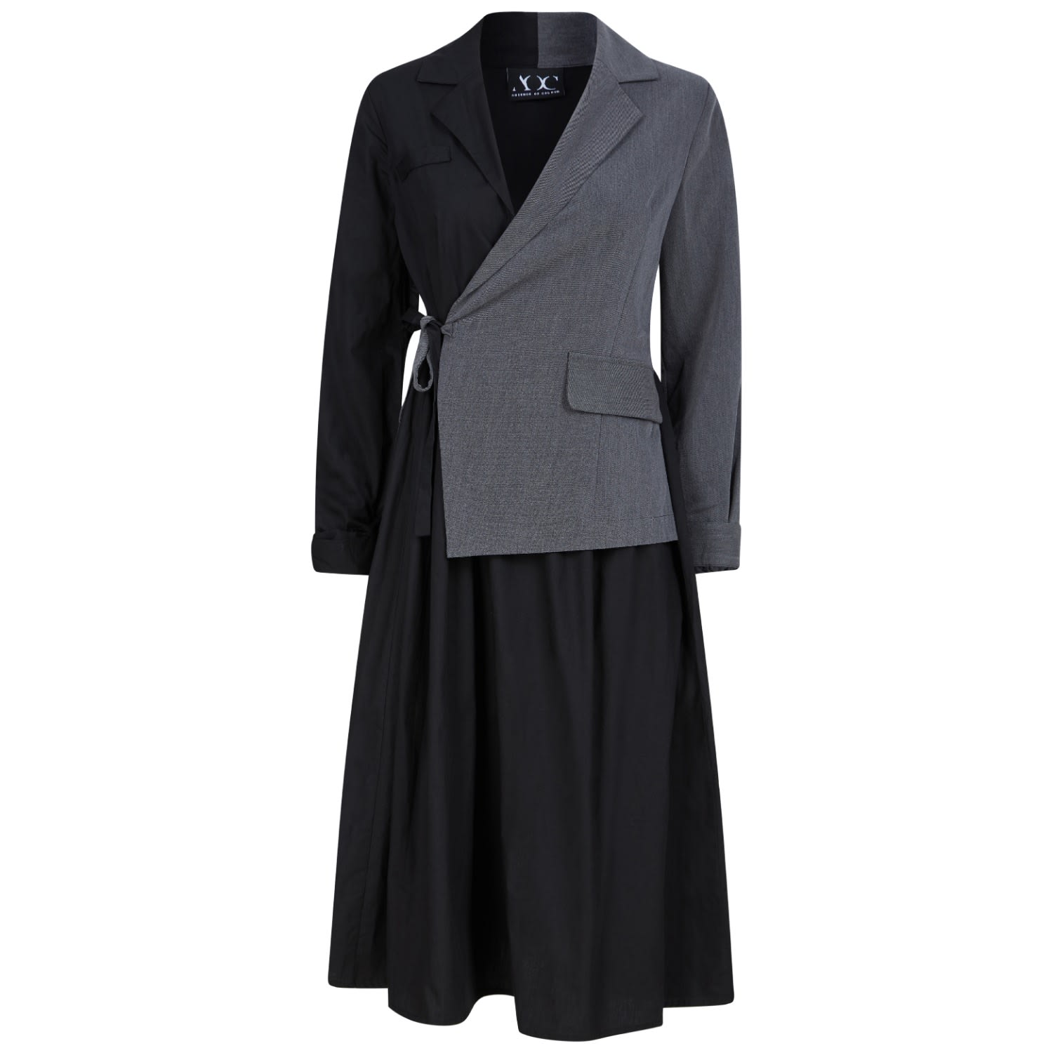 Women’s Grey / Black Heidi Blazer Dress Large Absence of Colour