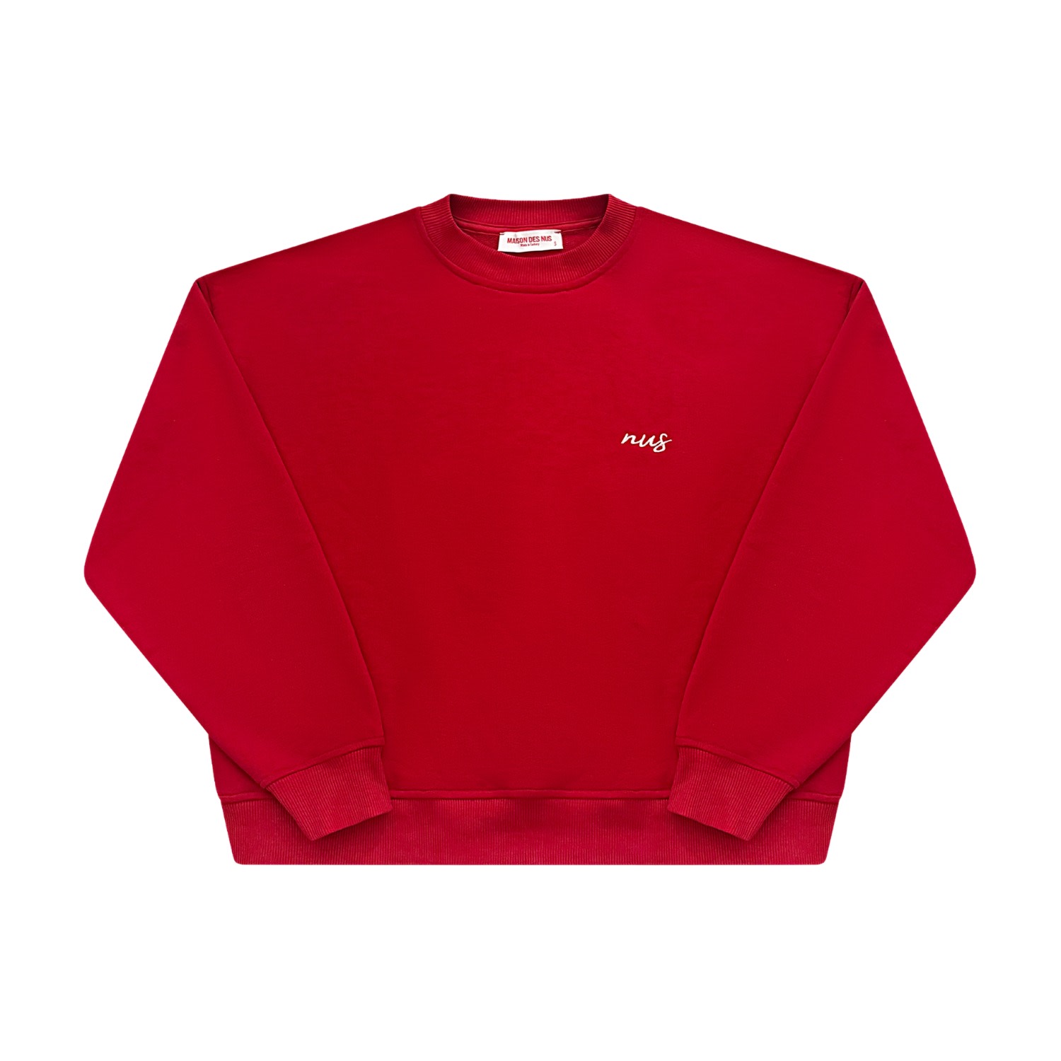 Maison Des Nus Women's Signature Red Crewneck In Red