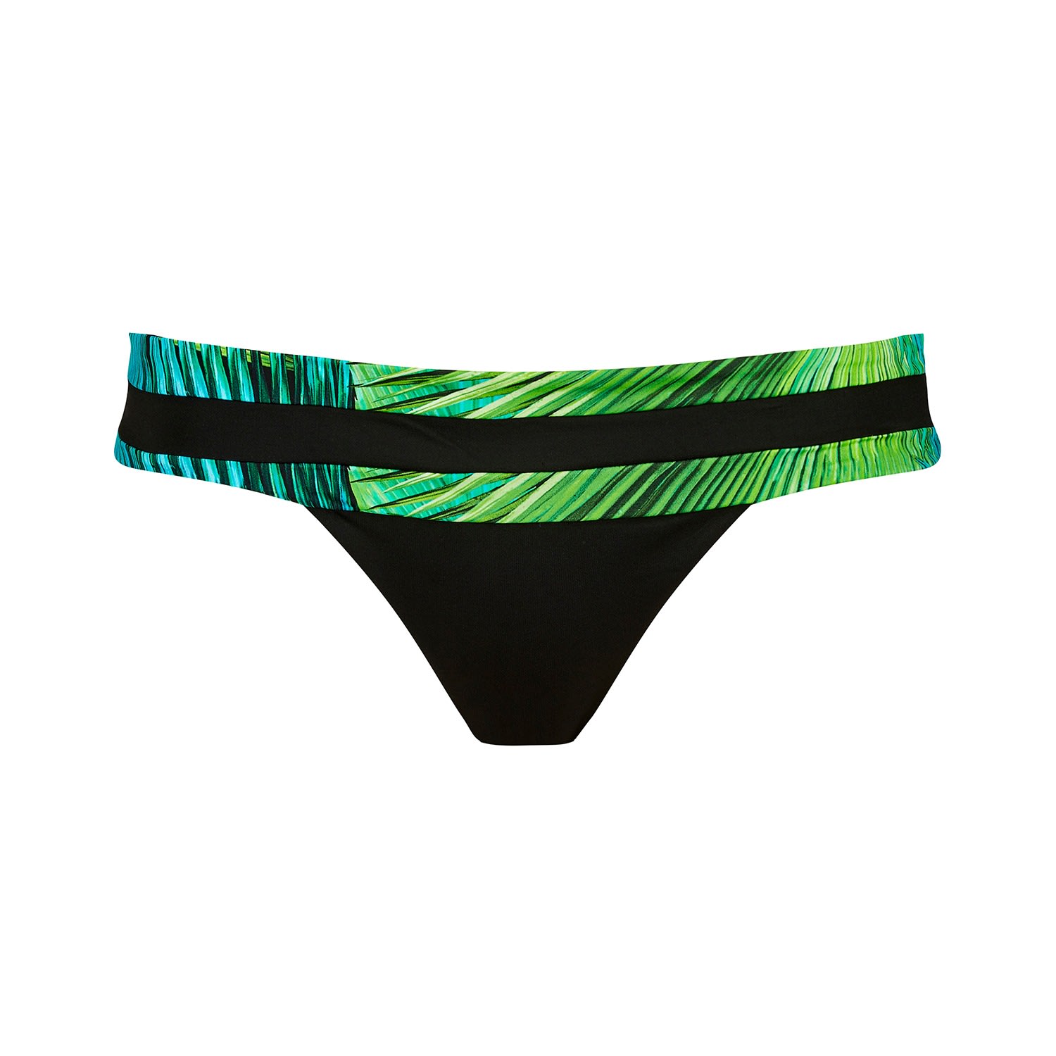 Room 24 Women's Black / Green Josie Jungle Bottom In Black/green