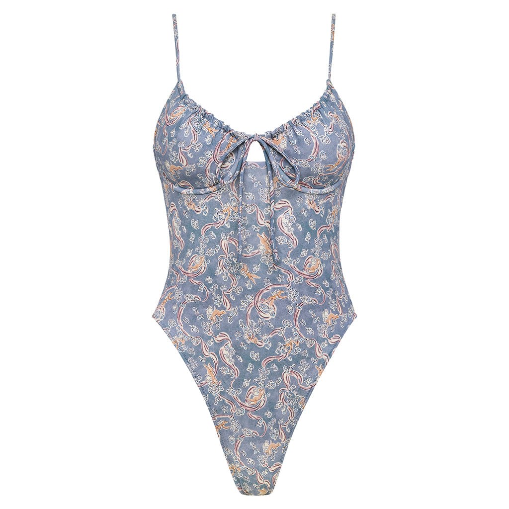 Women’s Blue / White Cupid Lucy One-Piece Large Montce Swim