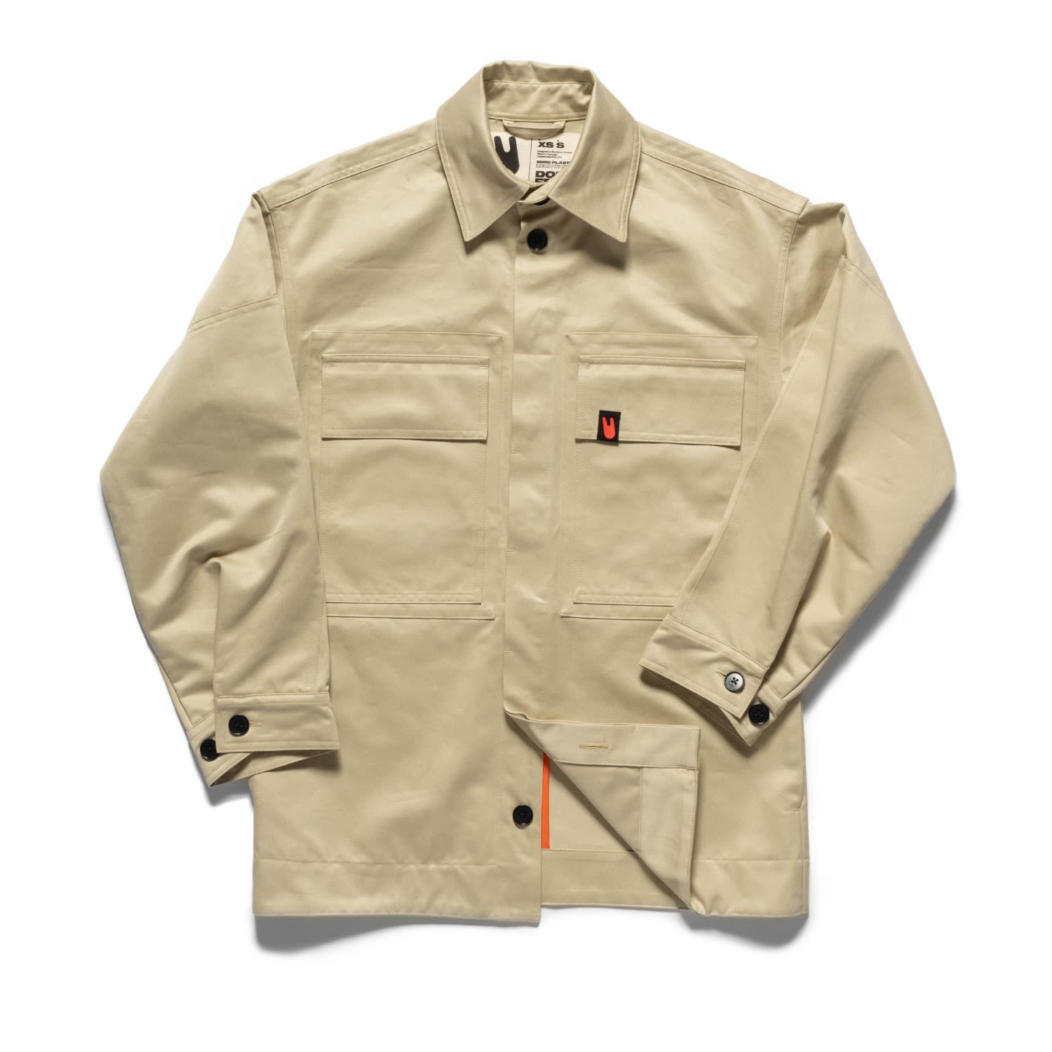 Unless Collective Men's Neutrals Utility Jacket - Sand In Brown